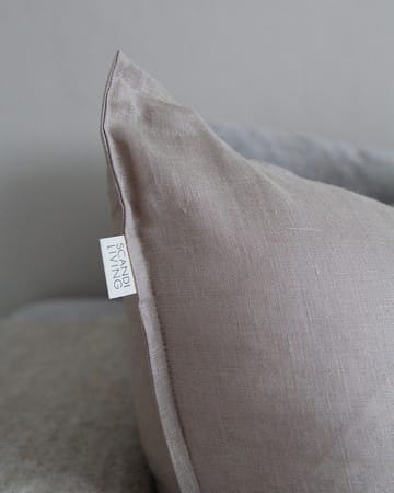 Calm pillow case linen 50x50 cm - Sand  - Scandi Living