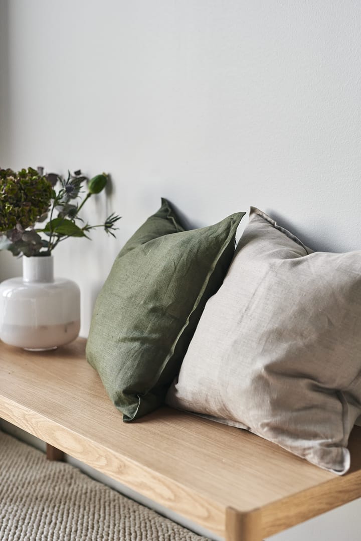 Calm pillow case linen 50x50 cm - Sand  - Scandi Living
