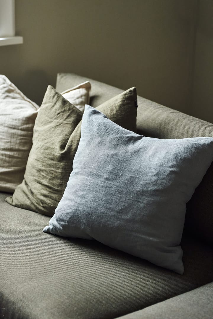Calm pillow case linen 50x50 cm - Smokey Blue - Scandi Living