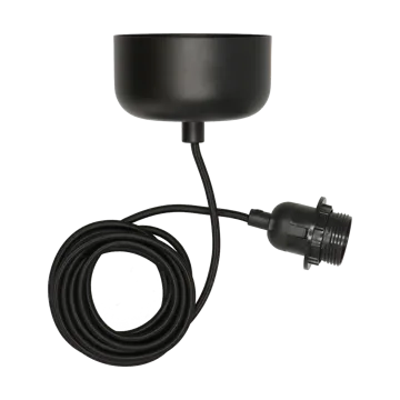 Ceiling suspension incl cord 250 cm - Black - Scandi Living