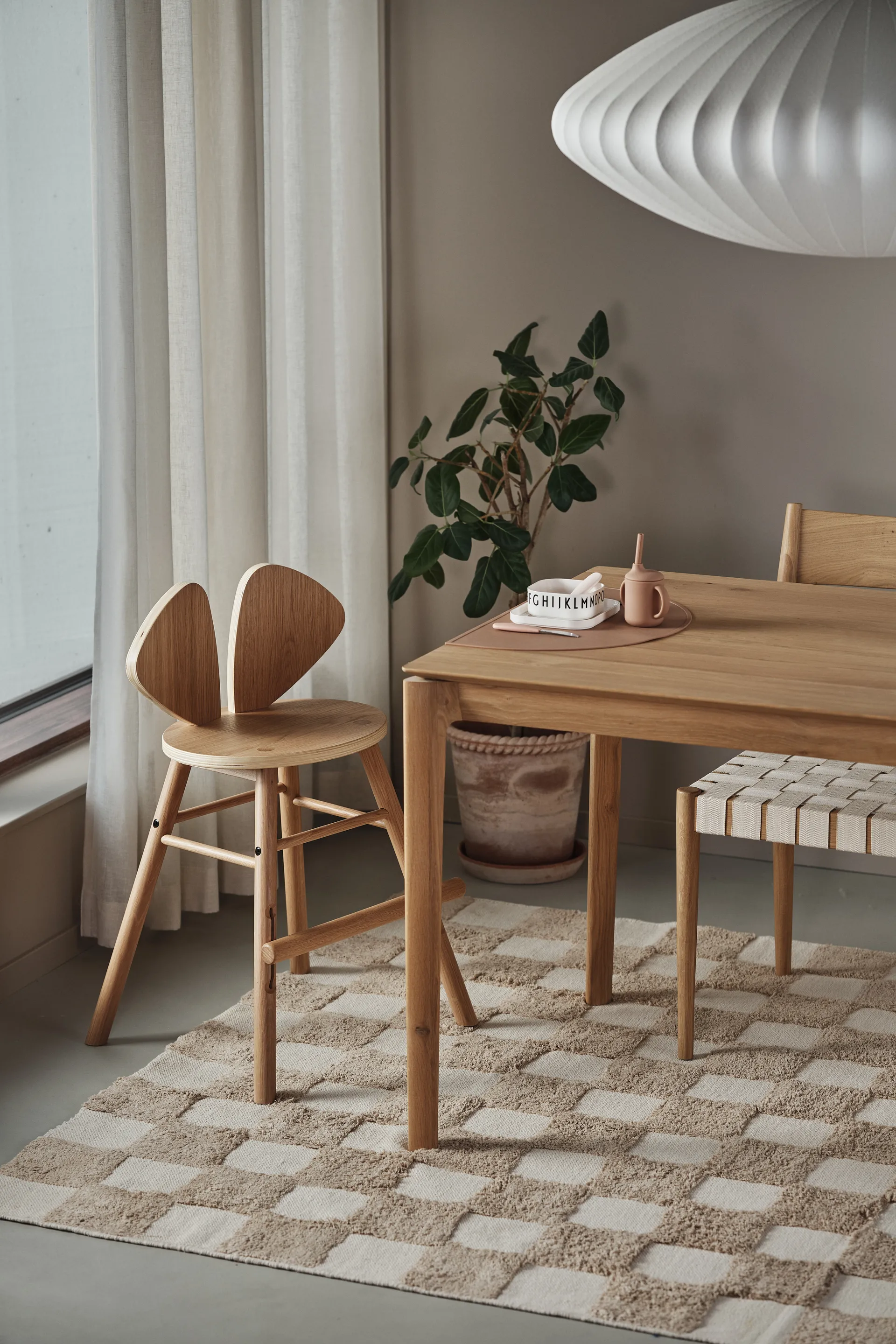 Checker Play mat 170x240 cm, Hazel Scandi Living