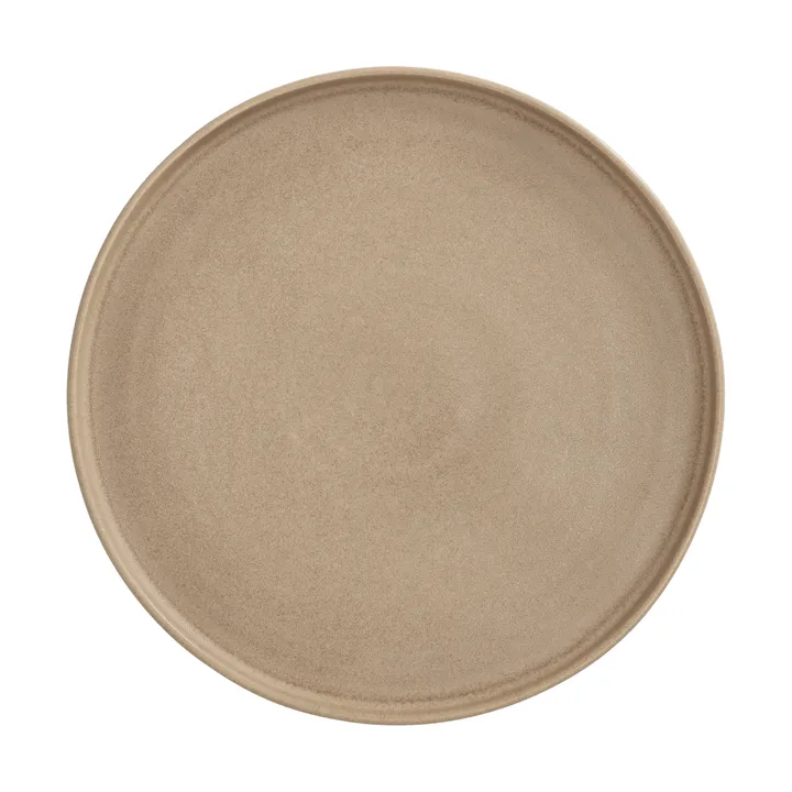 Clay mattallrik - Brown, Ø26 cm - Scandi Living
