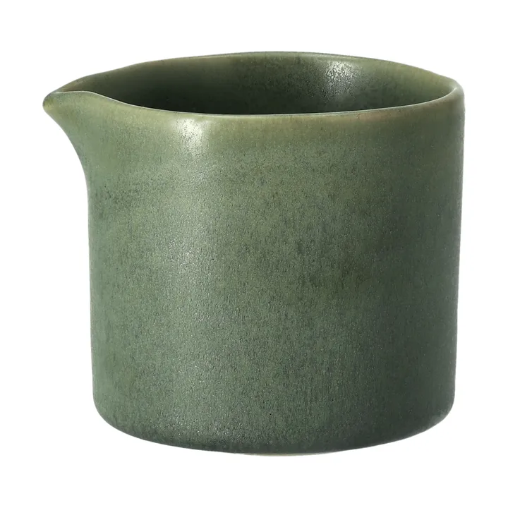 Clay milk jug - Green, 30 cl - Scandi Living
