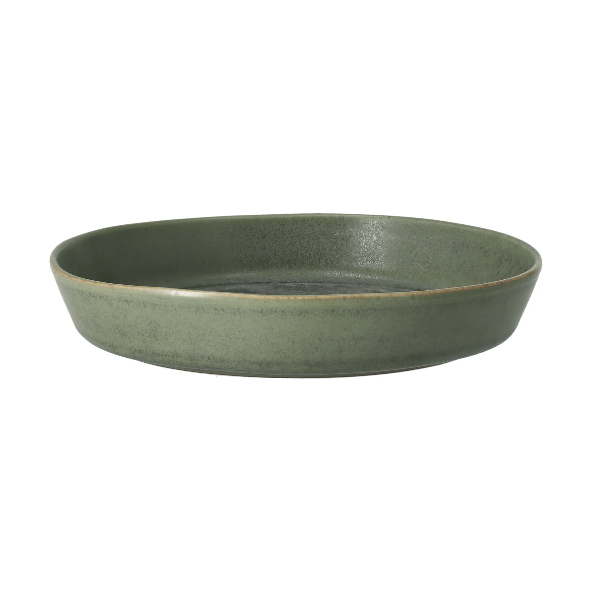 Clay pasta plate, Green, Ø23 cm Scandi Living