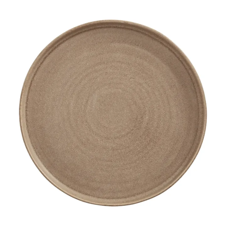Clay side plate - Brown, Ø20 cm - Scandi Living