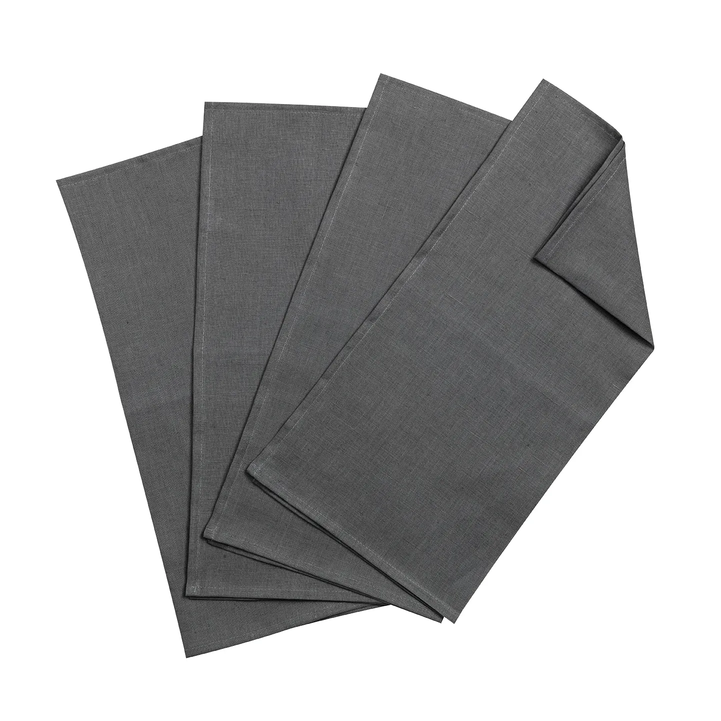 Clean serviettes 45 x 45 cm 4-pack, charcoal Scandi Living