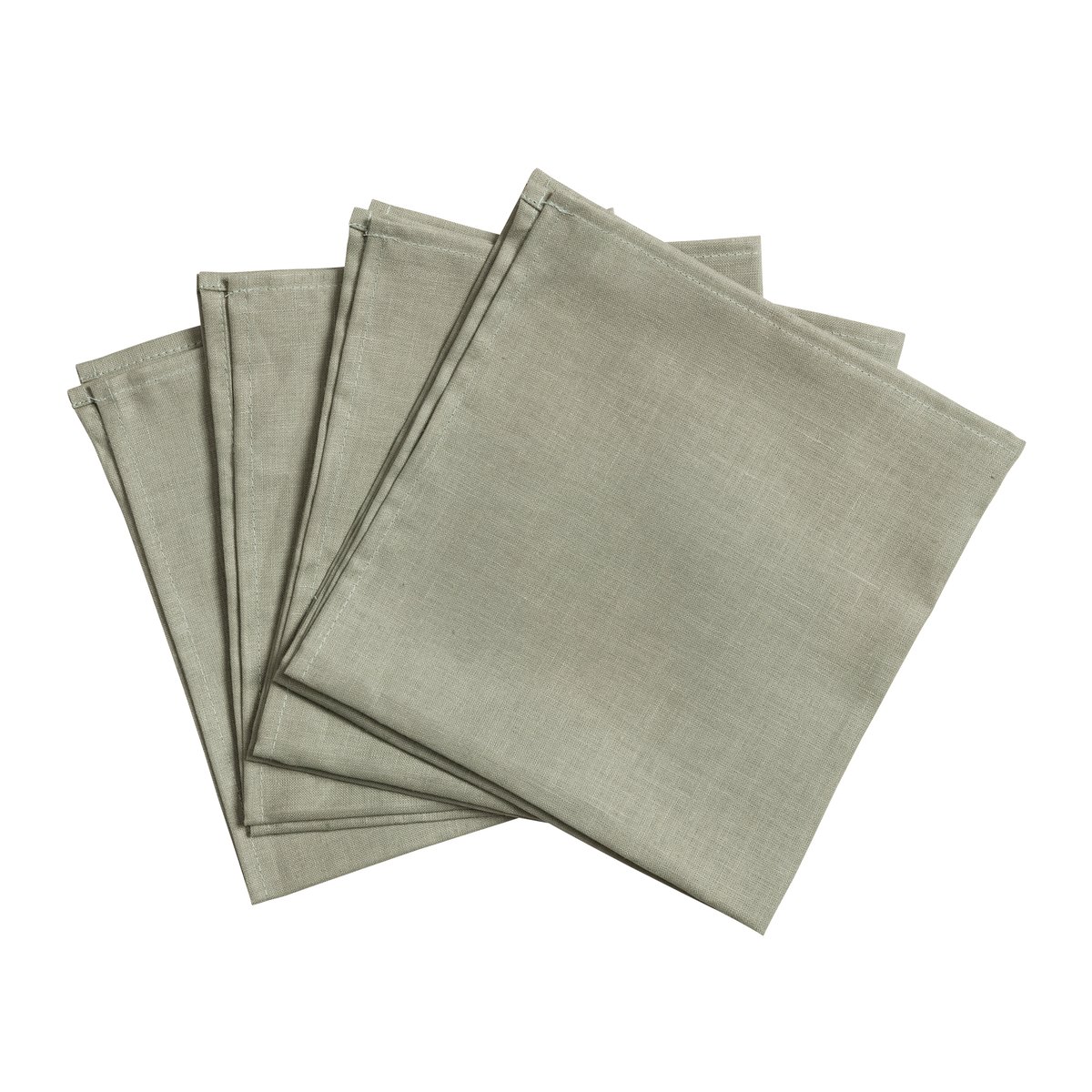 Scandi Living Clean serviettes 45 x 45 cm 4-pack dusty green