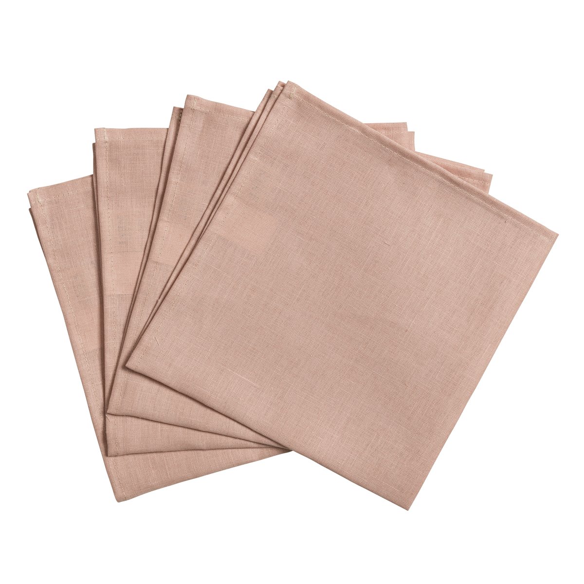 Scandi Living Clean serviettes 45 x 45 cm 4-pack dusty rose