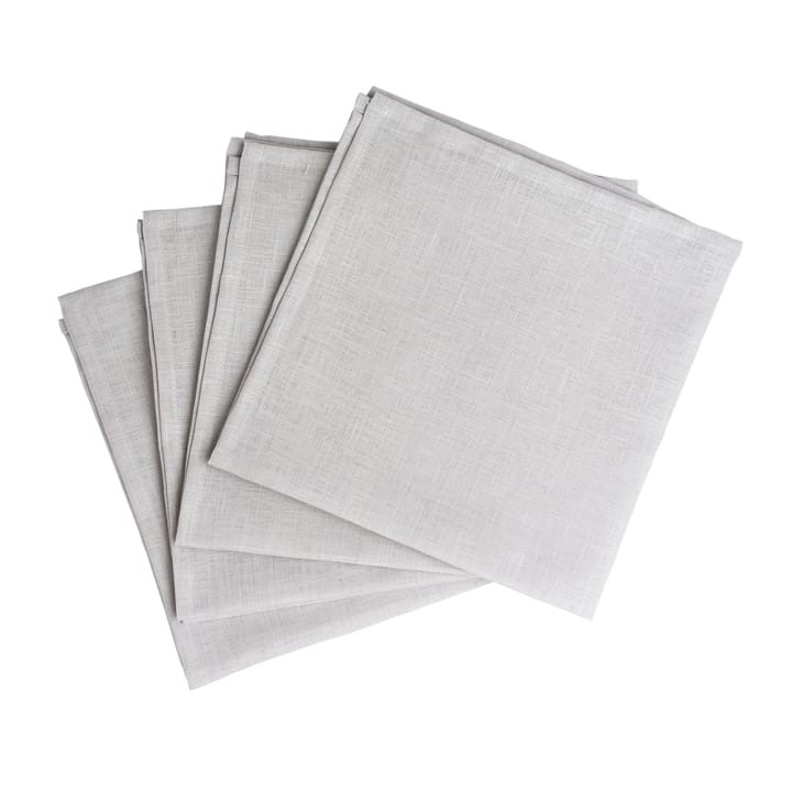 Clean serviettes 45 x 45 cm 4-pack - icy grey - Scandi Living