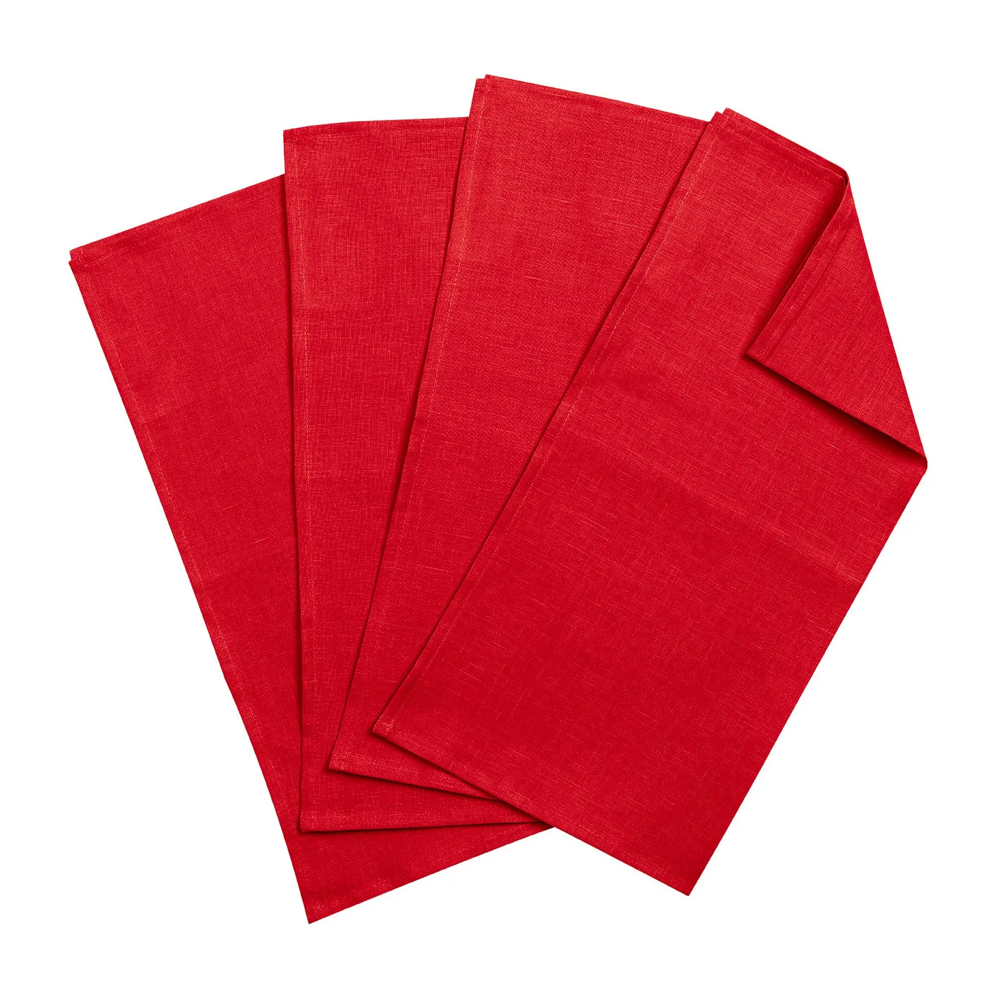 Clean serviettes 45 x 45 cm 4-pack, Red Scandi Living