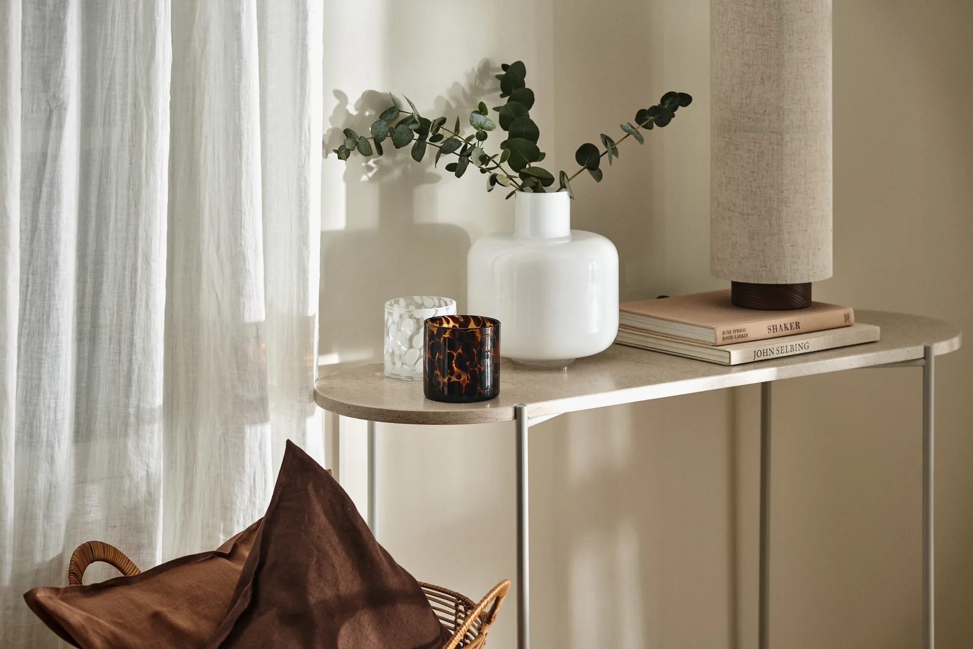 Cloud lantern Ø10 cm, Brown Scandi Living