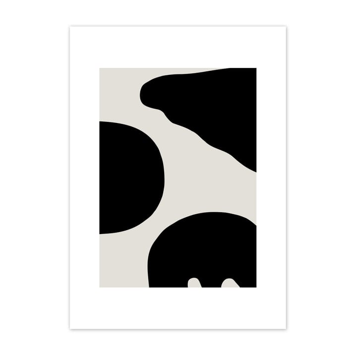 Contour poster grey - 30x40 cm - Scandi Living