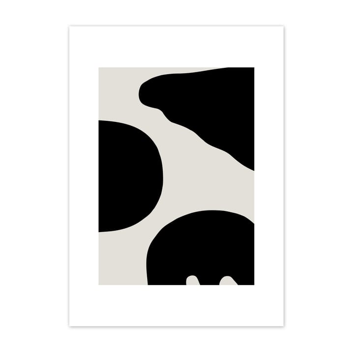 Contour poster grey, 40x50 cm Scandi Living
