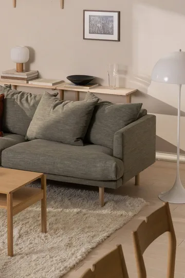 Cozy wool carpet natural white - 200x300 cm - Scandi Living