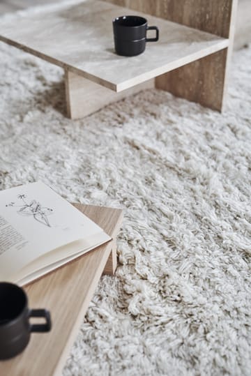 Cozy wool carpet natural white - 200x300 cm - Scandi Living
