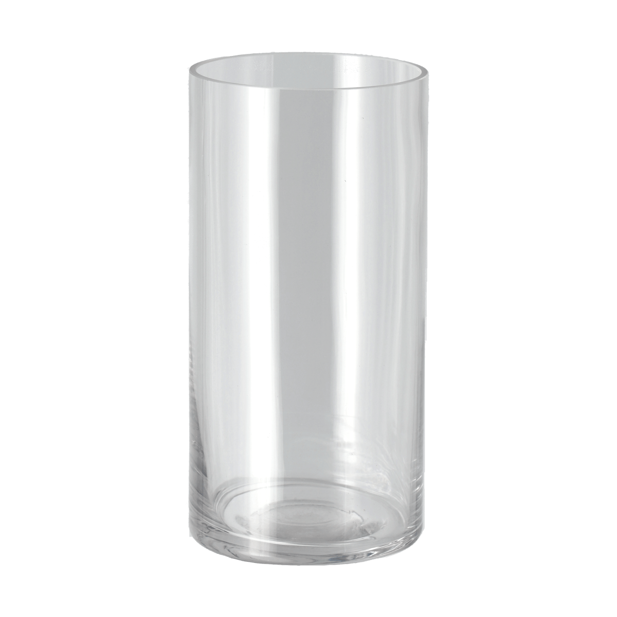 Scandi Living Cylinder vase o10x20 cm Clear | Scandinavian Design | Vases | Transparent