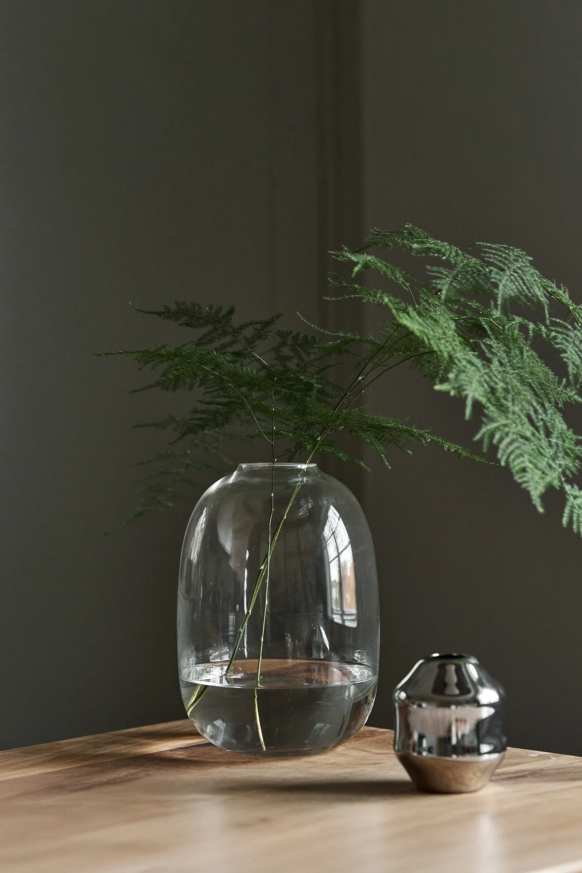 Dew vase Ø17x26 cm, Clear Scandi Living