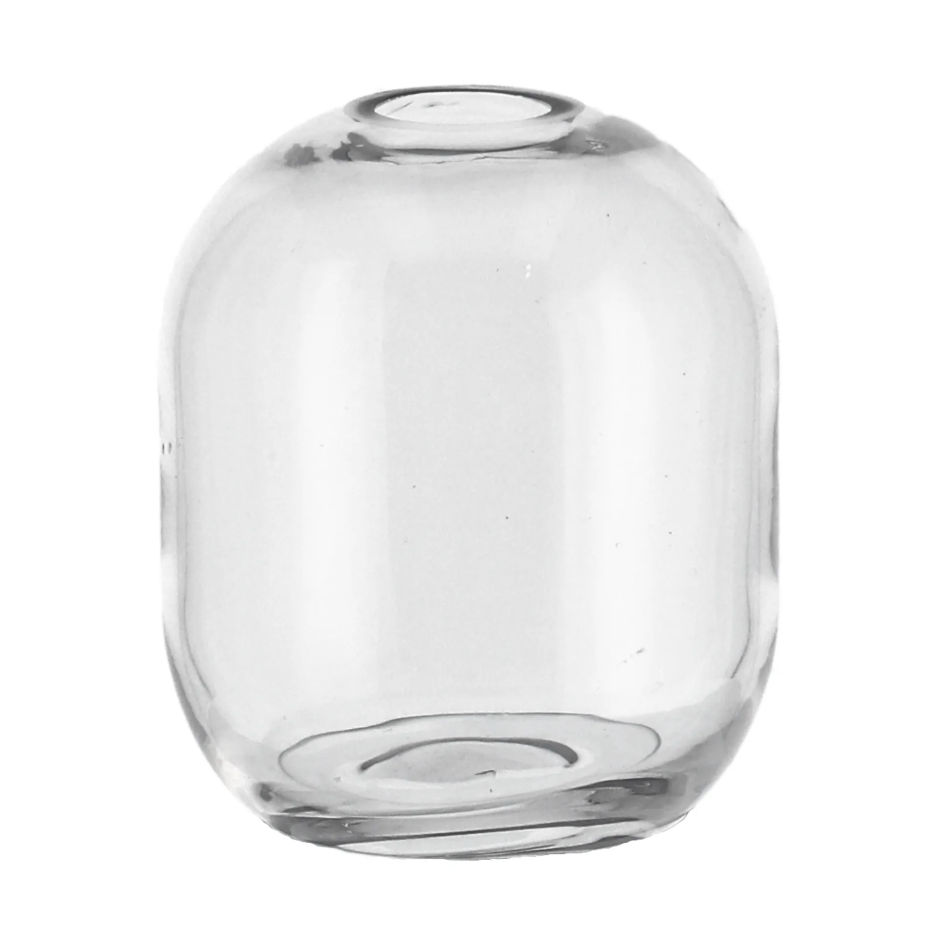 Dew vase Ø6.5x10 cm, Clear Scandi Living