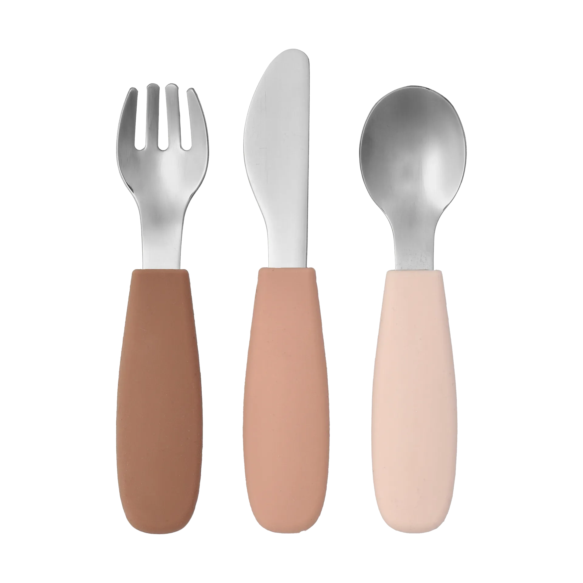 Dine cutlery set silicone 3 pieces, Blusher Scandi Living