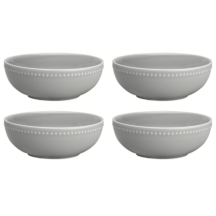 Dots breakfast bowl 60 cl 4-pack - grey - Scandi Living