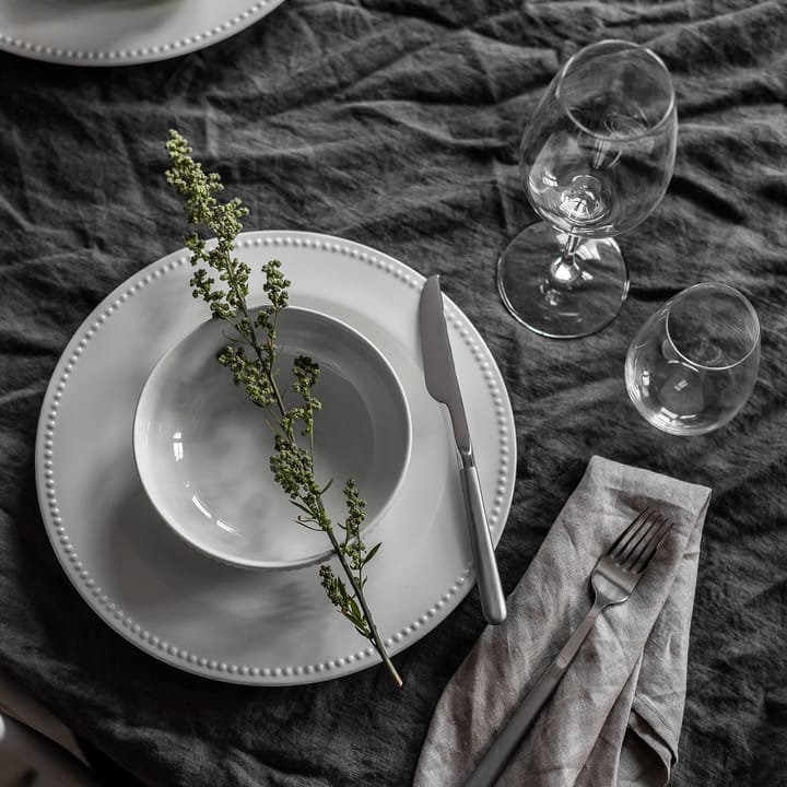 Dots breakfast bowl 60 cl 4-pack - white - Scandi Living