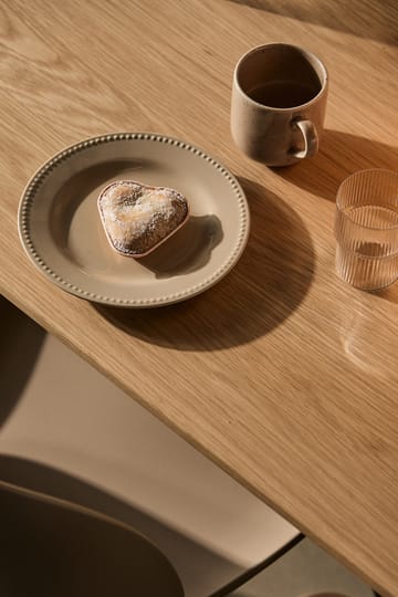 Dots small plate 22 cm 4-pack - beige - Scandi Living