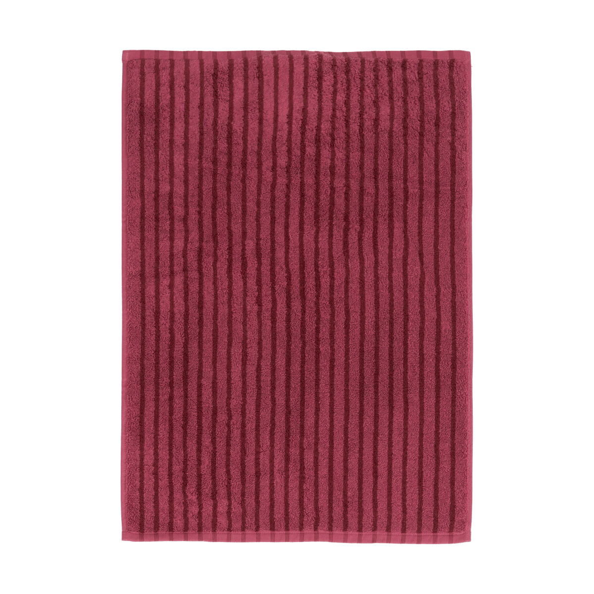 Scandi Living Drift bath mat 50x70cm Pink-red