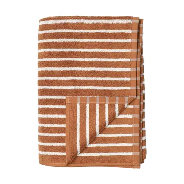 Drift bath towel 100x150 cm - Brown-white - Scandi Living