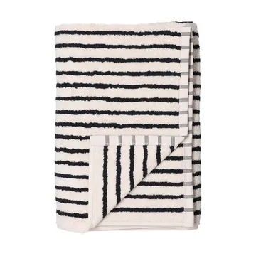 Drift bath towel 100x150 cm - White-black - Scandi Living