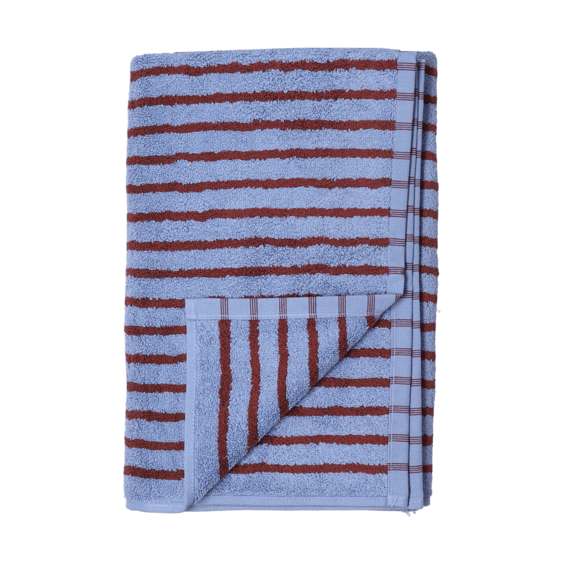 Scandi Living Drift bath towel 70x140 cm Blue-red