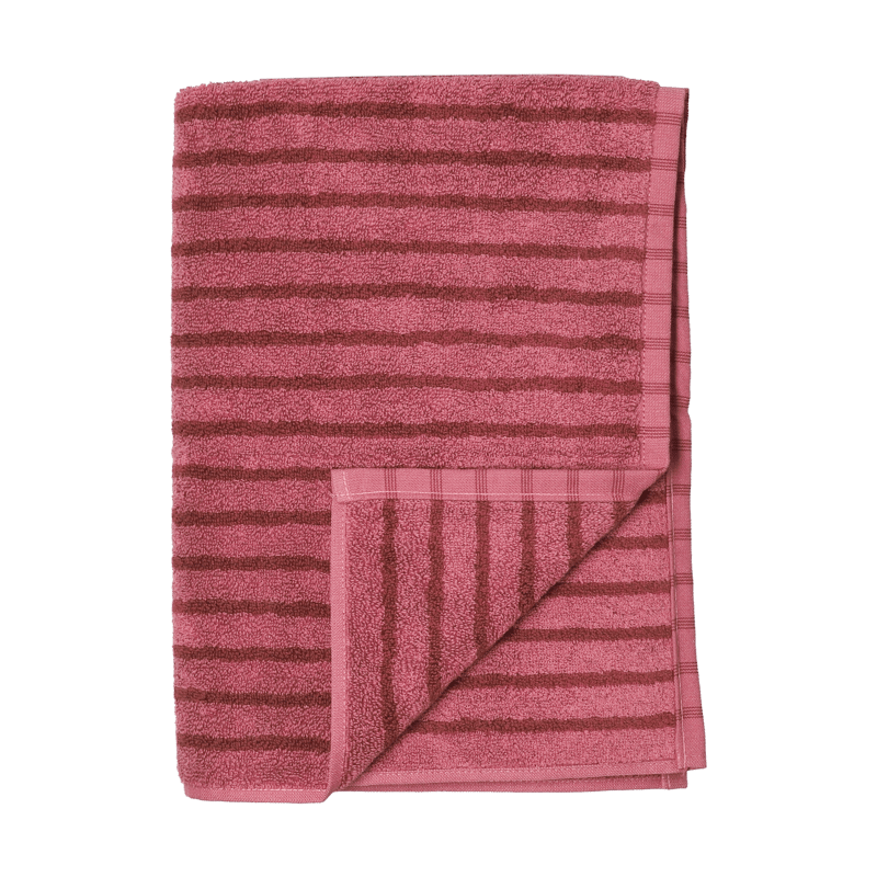 Scandi Living Drift bath towel 70x140 cm Pink-red