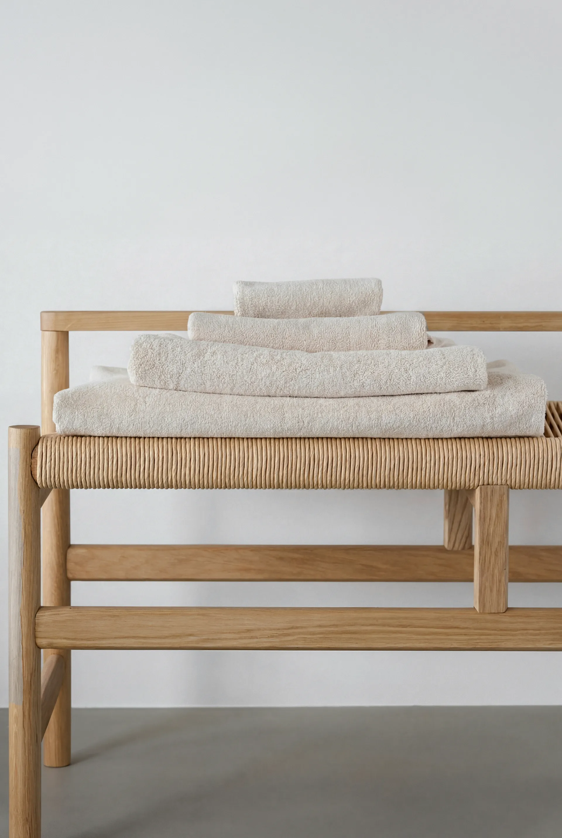 Drift bath towel 70x140 cm, White Scandi Living