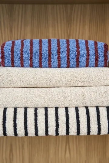 Drift bath towel 70x140 cm - White - Scandi Living
