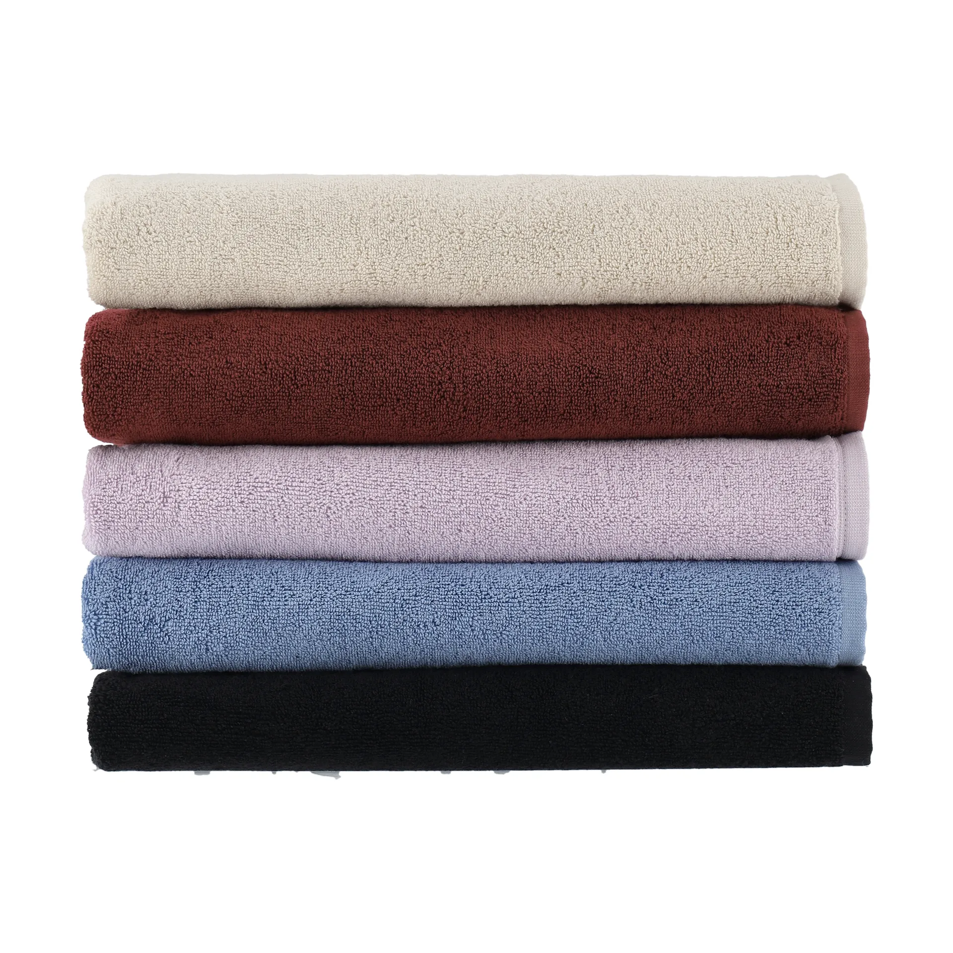 Drift bath towels 100x150 cm 2-pack - Purple Scandi Living