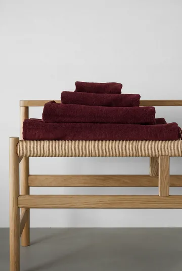 Drift bath towels 100x150 cm 2-pack - Red - Scandi Living