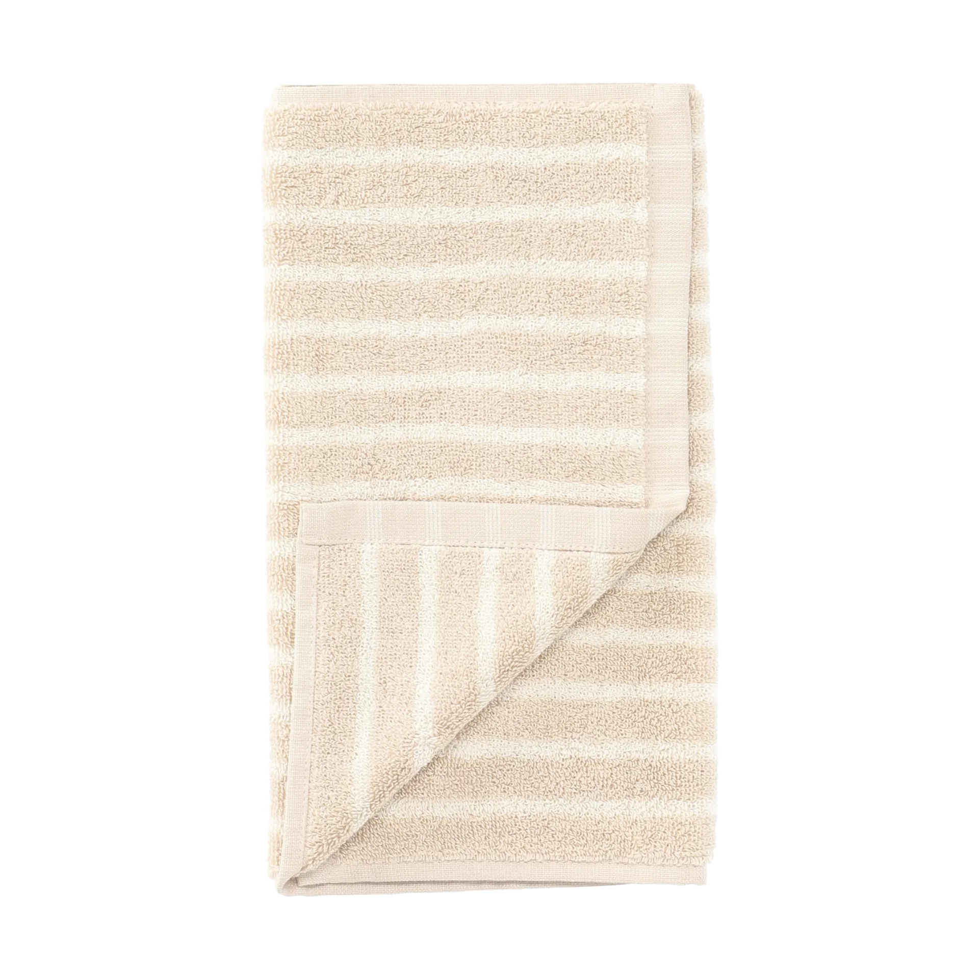 Drift towel 30x50 cm, Beige-white Scandi Living