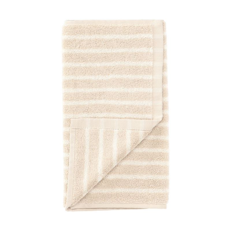 Scandi Living Drift towel 30x50 cm Beige-white