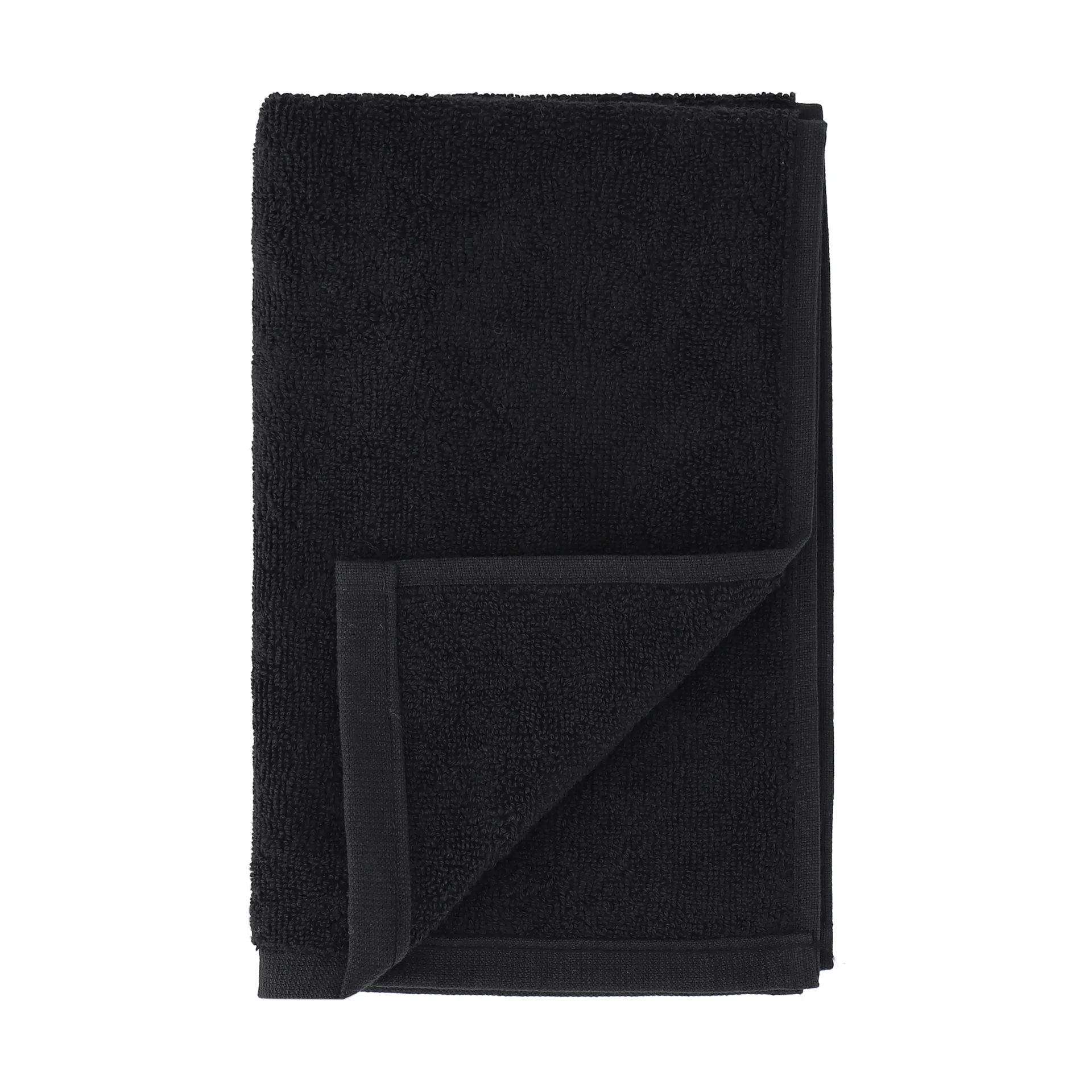 Drift towel 30x50 cm, Black Scandi Living