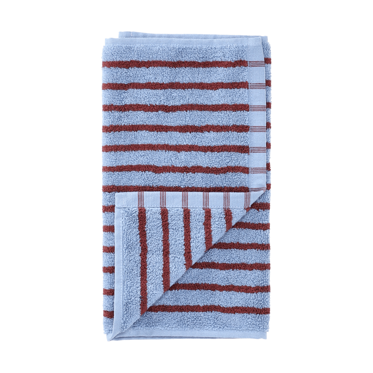 Scandi Living Drift towel 30x50 cm Blue-red