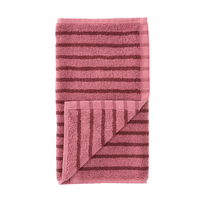 Scandi Living Drift towel 30x50 cm Pink-red