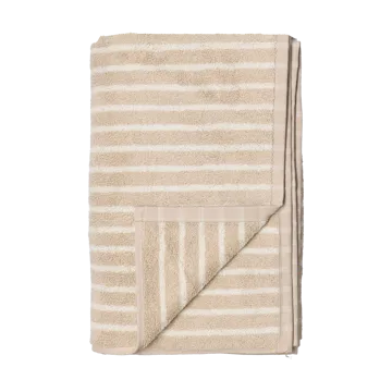 Drift towel 50x70 cm - Beige-white - Scandi Living