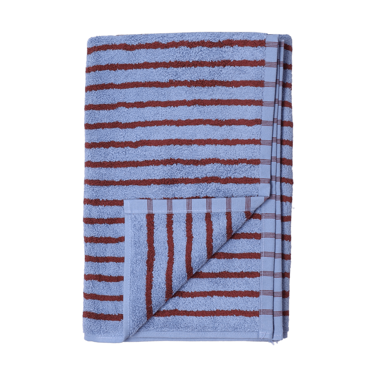 Scandi Living Drift towel 50x70 cm Blue-red