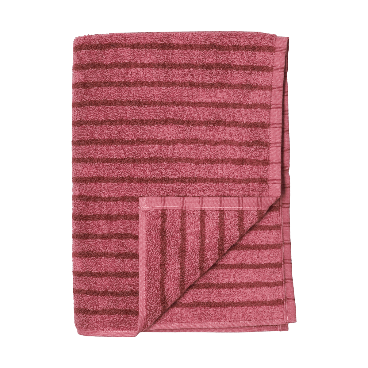 Scandi Living Drift towel 50x70 cm Pink-red