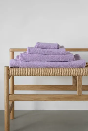 Drift towel set 4 pieces - Purple - Scandi Living