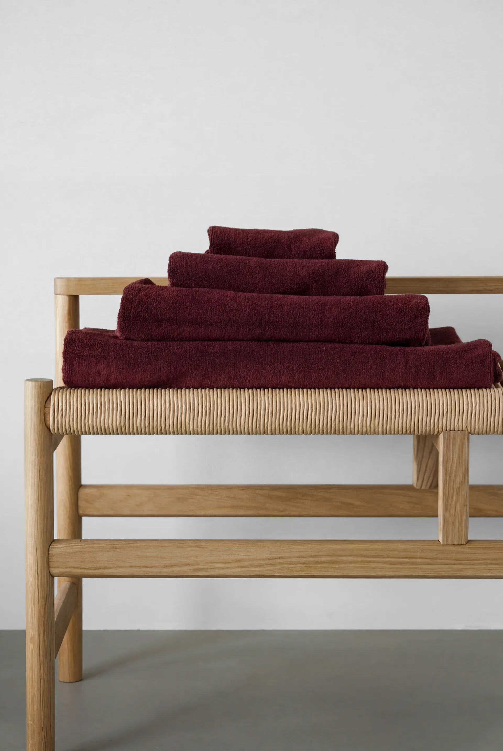 Drift towel set 4 pieces - Red Scandi Living