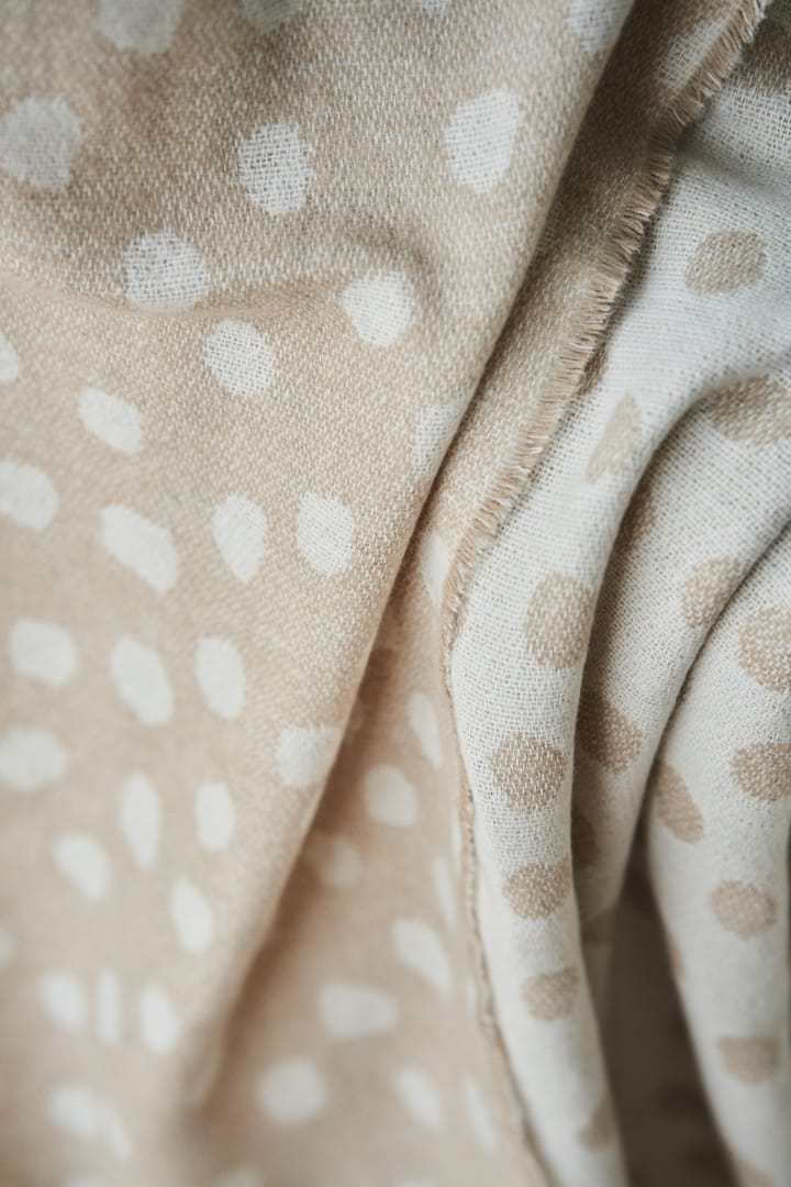 Droplets cotten throw 130x185 cm - Beige - Scandi Living