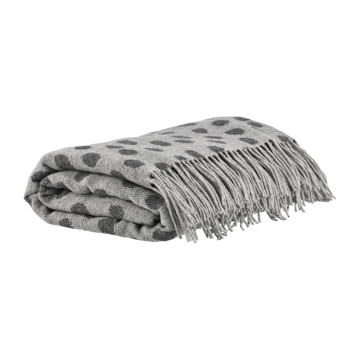 Droplets cotten throw 130x185 cm - grey - Scandi Living