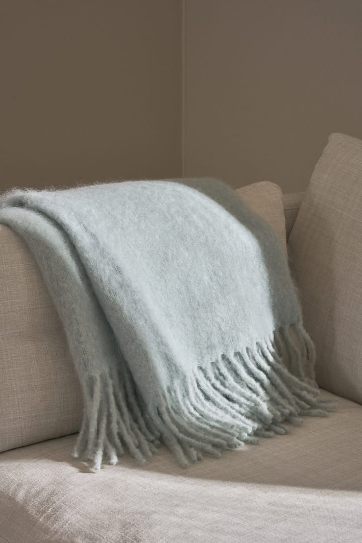 Dune mohair throw 130x170 cm, Ice blue Scandi Living