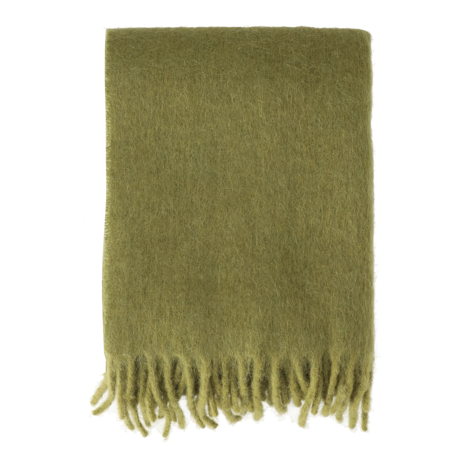 Dune mohair throw 130x170 cm, Olive Scandi Living