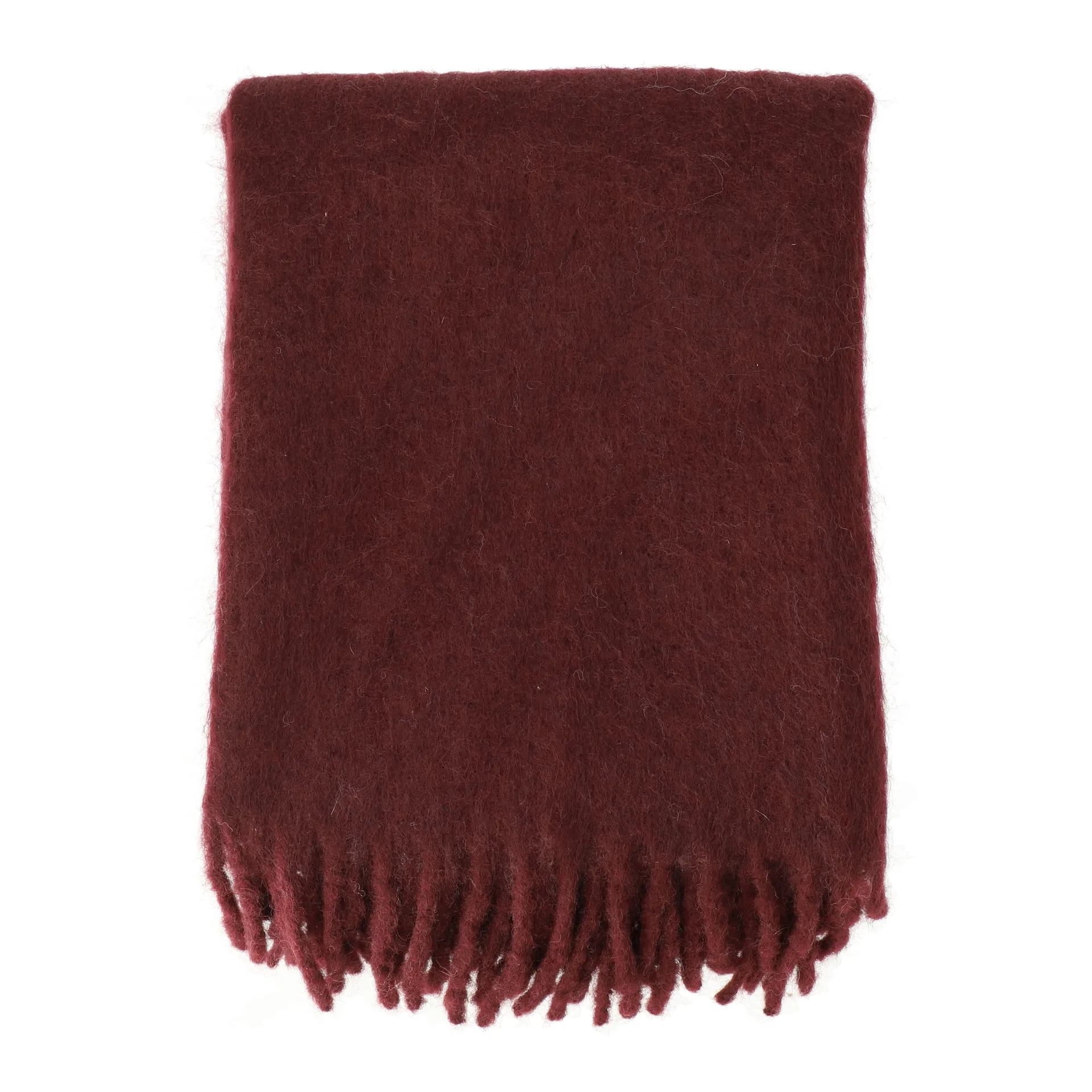 Dune mohair throw 130x170 cm, Plum Scandi Living